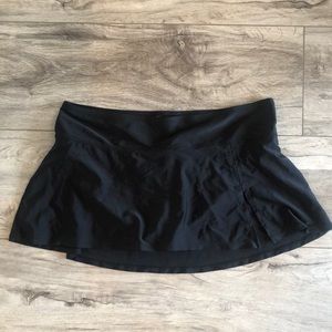 Black Swim Skirt Bottom